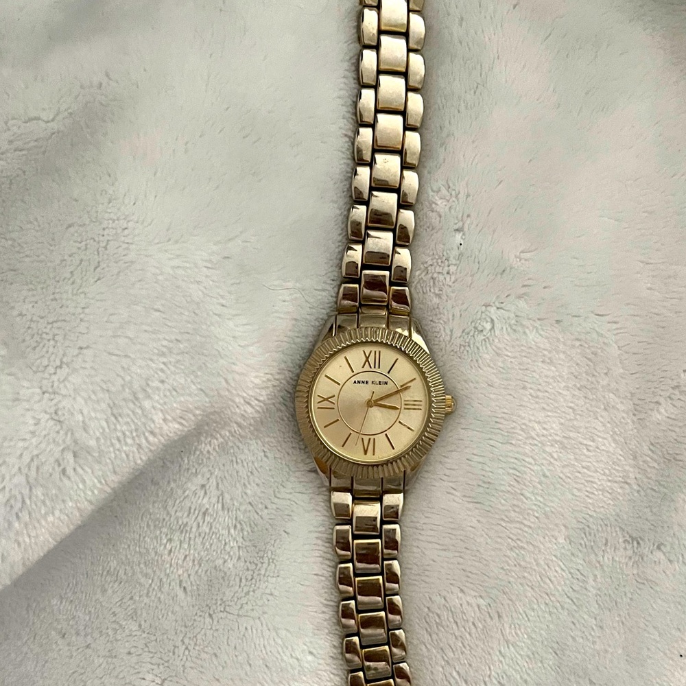 Anne Klein gold watch - never worn!